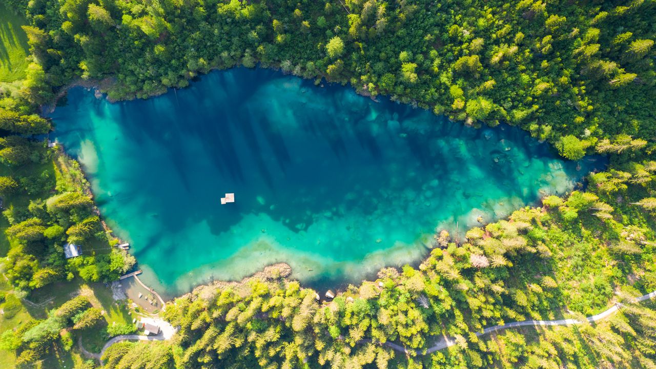 碧い湖, イタリア ドロミーティ