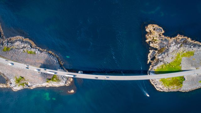 大西洋道路のストルセイスンデット橋, ノルウェー ムーレ・オ・ロムスダール県