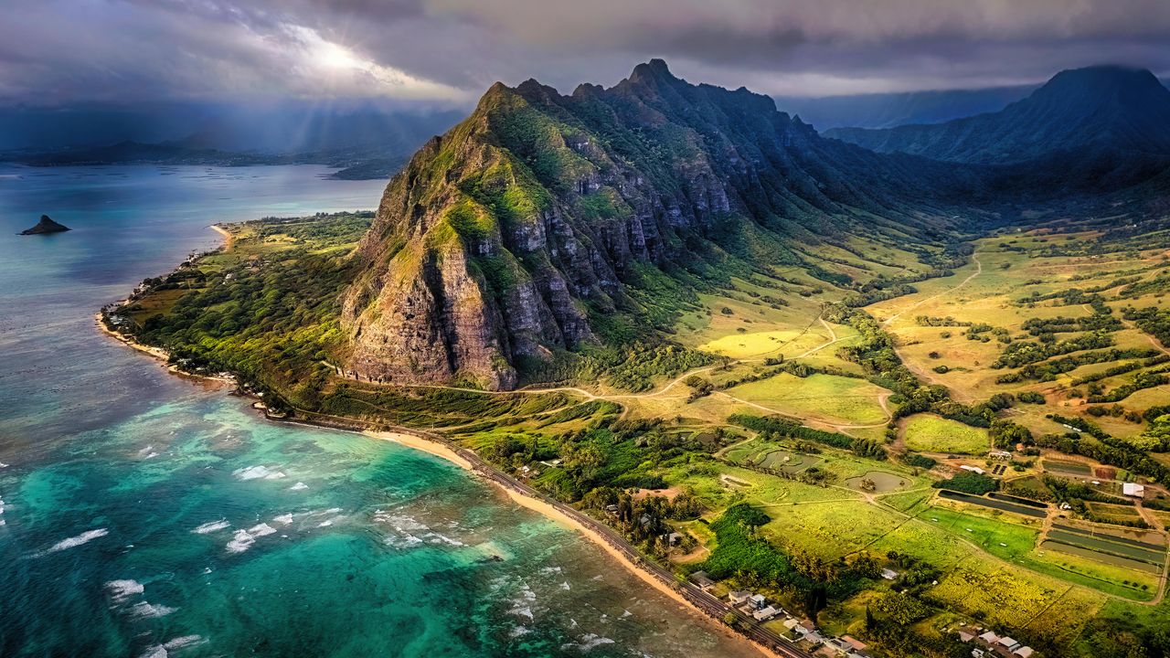 火山山脈, ハワイ オアフ島