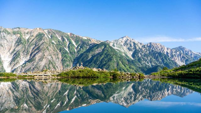 「白馬三山と八方池」長野, 白馬村