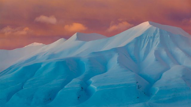 ｢ハルウィル山｣ノルウェー, スピッツベルゲン島 