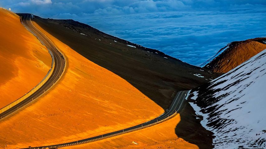 ｢マウナ・ケア山の道｣アメリカ, ハワイ島