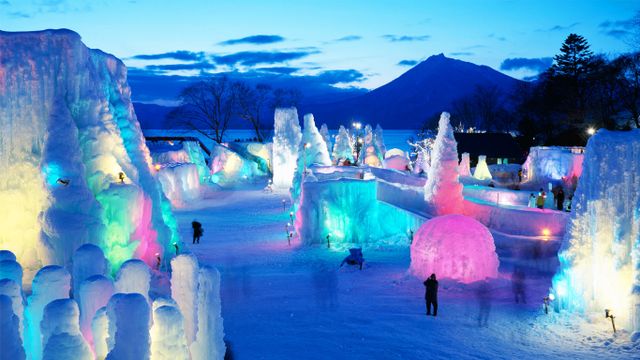 「支笏湖氷濤まつり」北海道, 千歳市