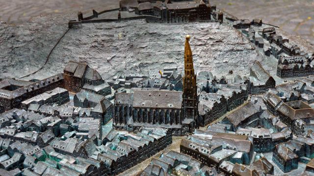 「ランツフートの立体地図」ドイツ, ランツフート