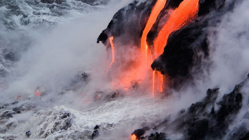 ｢キラウエア火山の溶岩｣ハワイ, カラパナ
