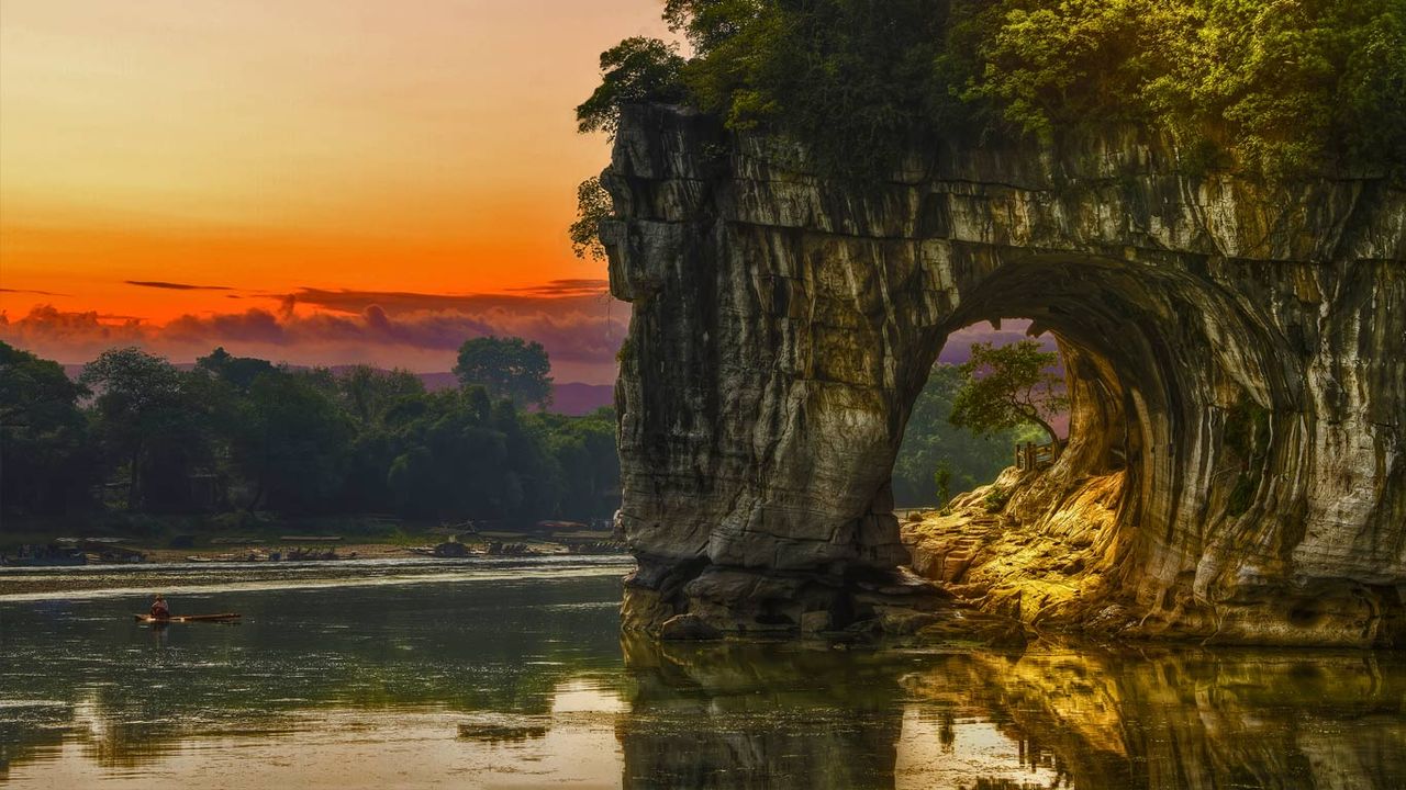 ｢象鼻山｣中国, 桂林市