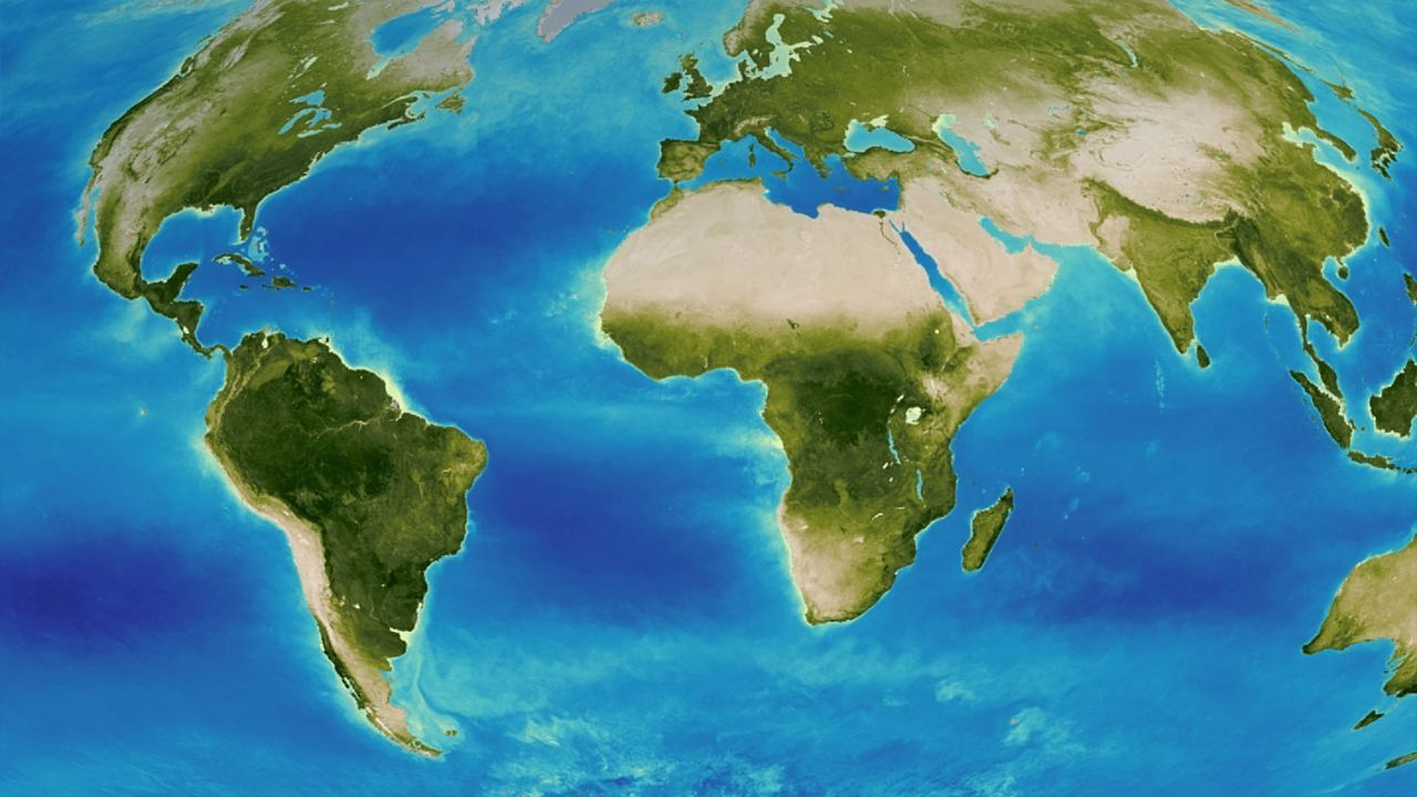｢世界地形地図｣NASAゴダード宇宙飛行センター