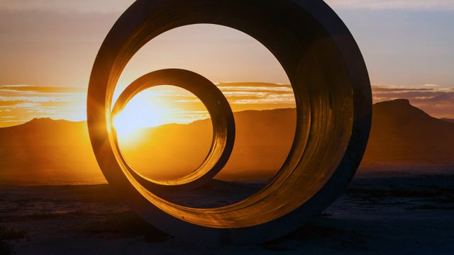 「サン・トンネル」アメリカ, ユタ州