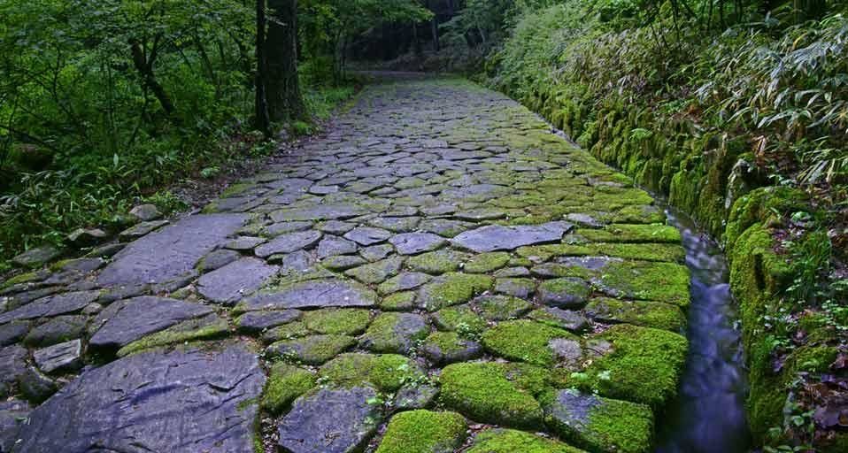 ｢落合の石畳｣岐阜県, 中津川
