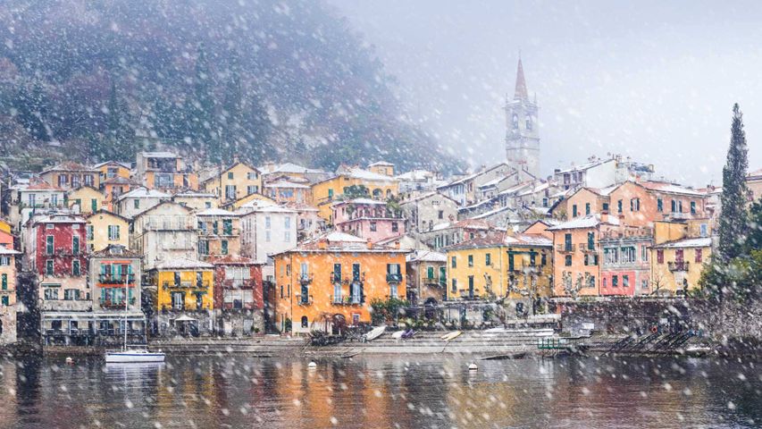 ｢雪ふるヴァレンナ｣イタリア, ロンバルディア州