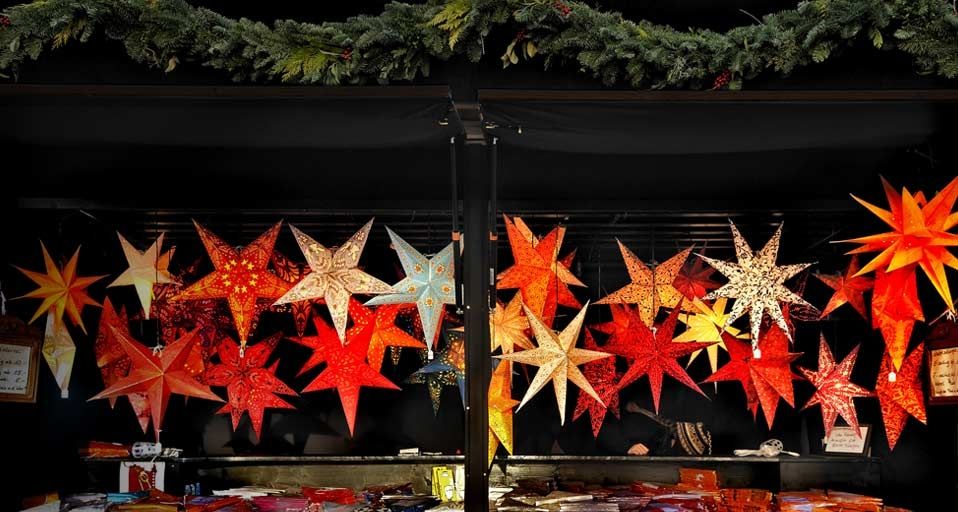 ｢クリスマスマーケットのデコレーション｣ドイツ, ミュンヘン
