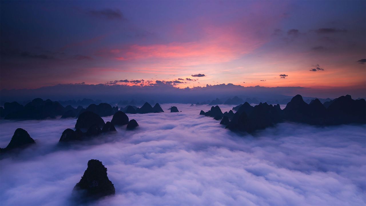 ｢黄山と雲海｣中国, 安徽省 