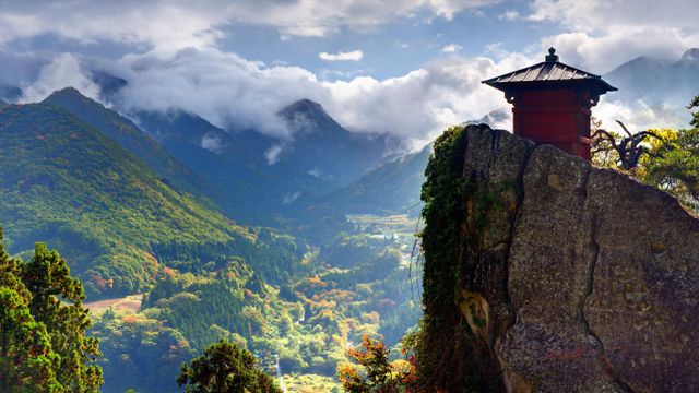 「立石寺納経堂」山形, 山形市