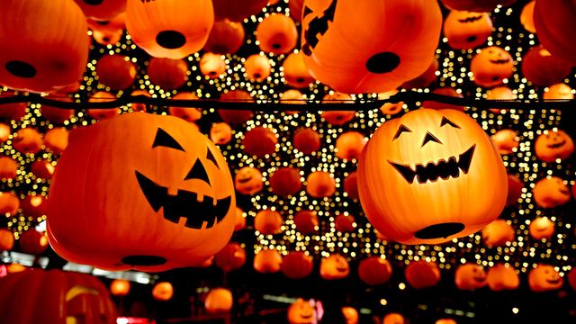 ｢ハロウィンのデコレーション｣中国, 遼寧省 