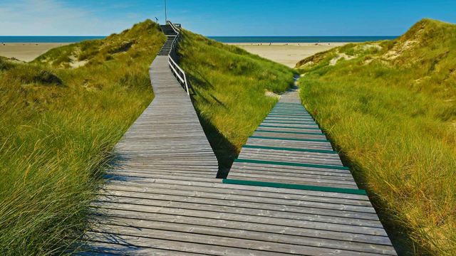 「ノルドドルフの遊歩道」ドイツ, アムルム島