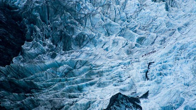 「フランツ・ジョセフ氷河」ニュージーランド