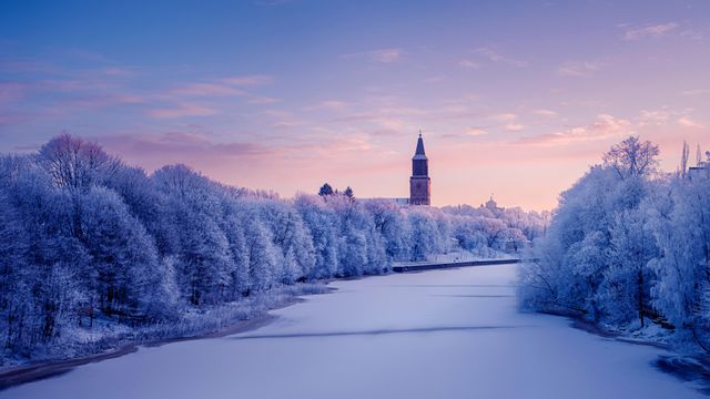 トゥルクのアウラ川, フィンランド