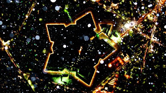 「夜の五稜郭」北海道, 函館市