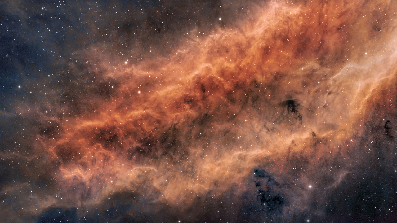 輝く星雲, 宇宙