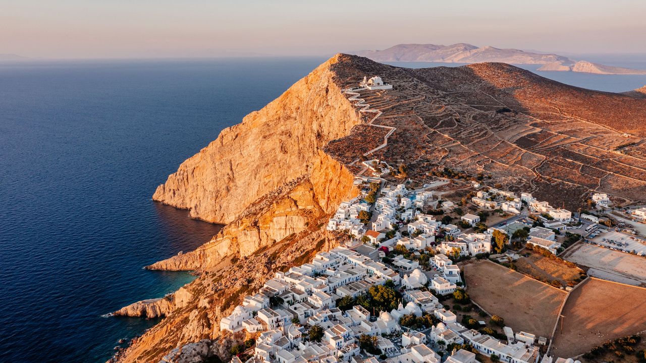 白い村, フォレガンドロス島 ギリシャ