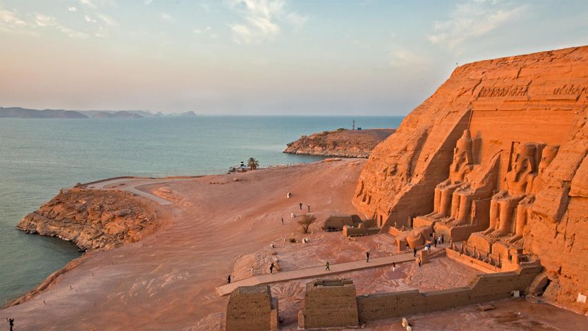 ｢アブ・シンベル神殿｣エジプト, ナセル湖