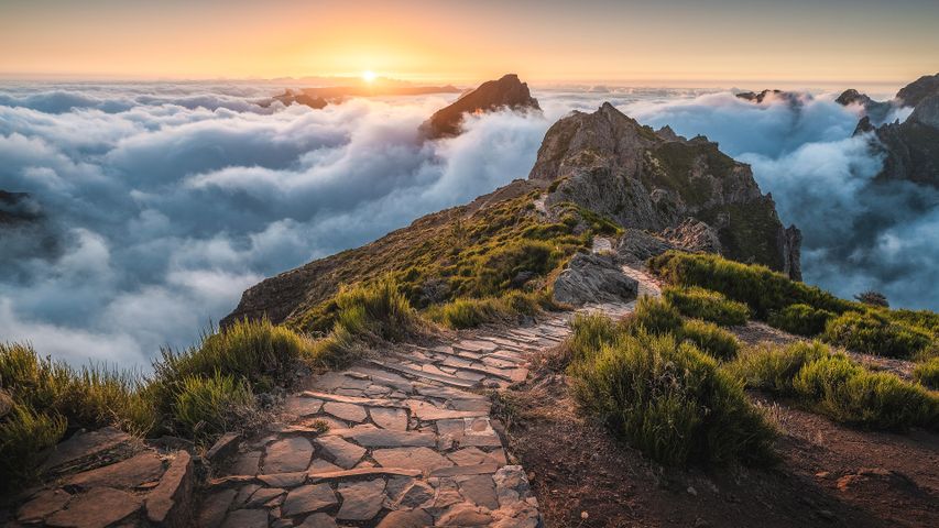 マデイラ島の山