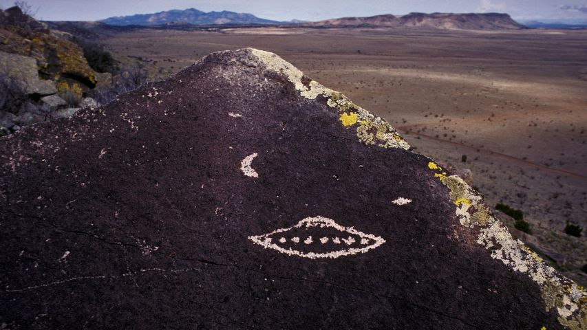 UFOの岩絵, 米国 ニューメキシコ