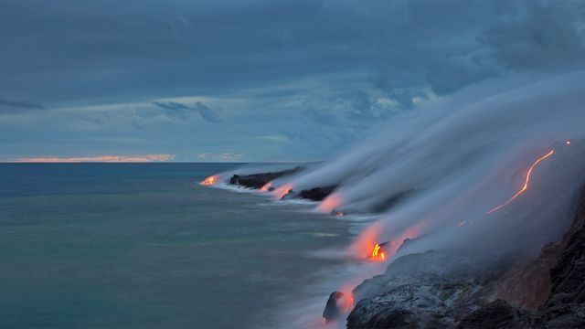 「ハワイ火山国立公園」米国ハワイ州, ハワイ島
