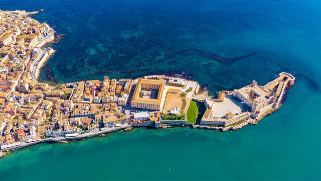 「シラクサのオルティージャ島」イタリア, シチリア