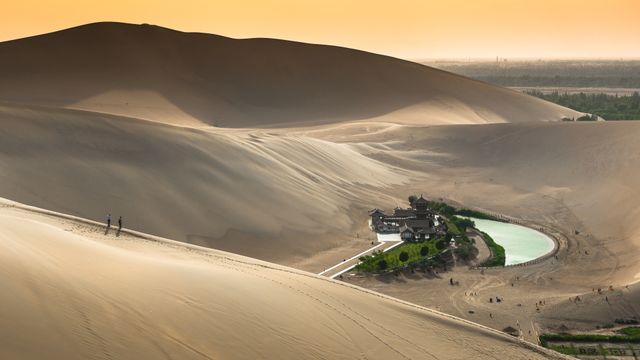 月牙泉, 中国 甘粛省