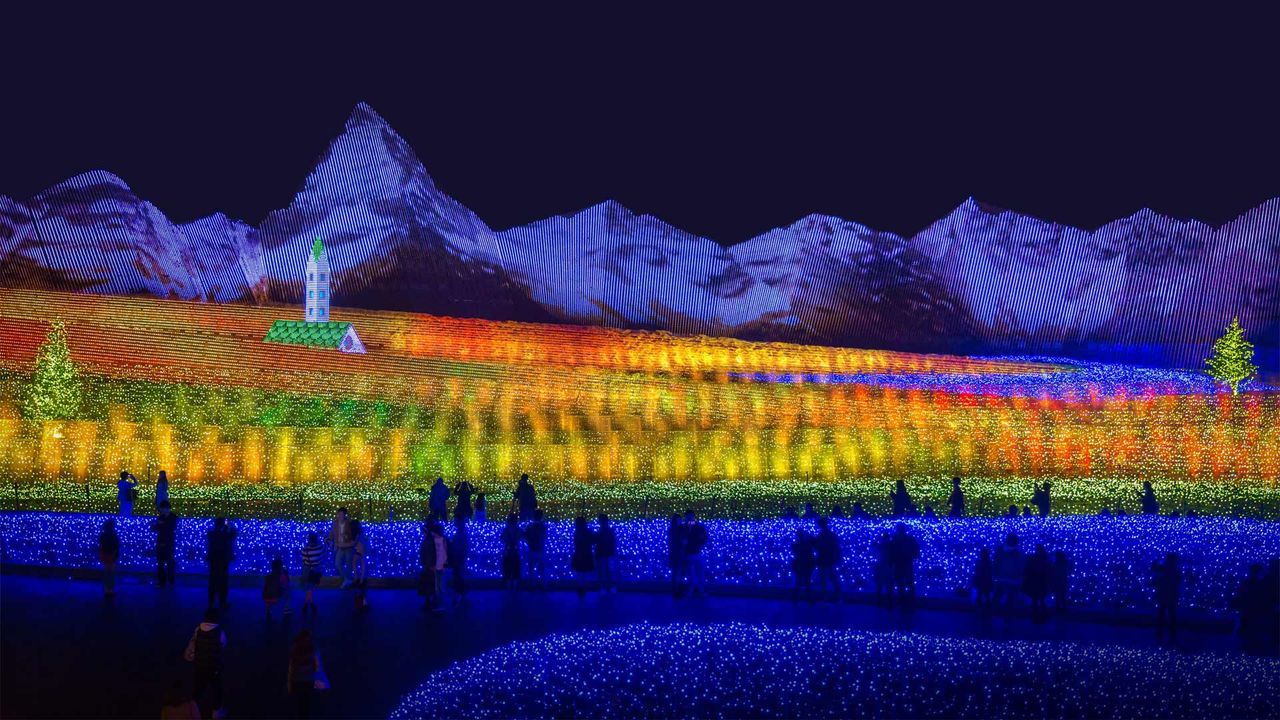 ｢なばなの里のイルミネーション｣三重県, 桑名市