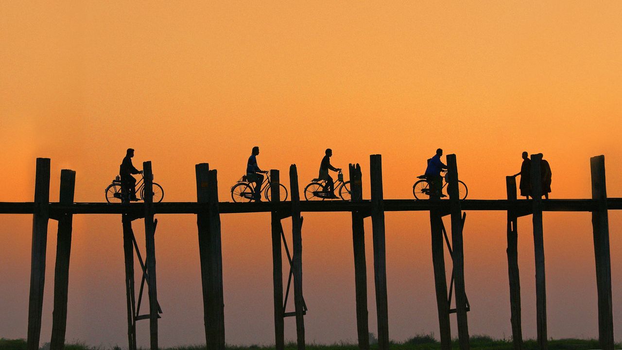 ｢ウー・ベイン橋｣ミャンマー,アマラプラ