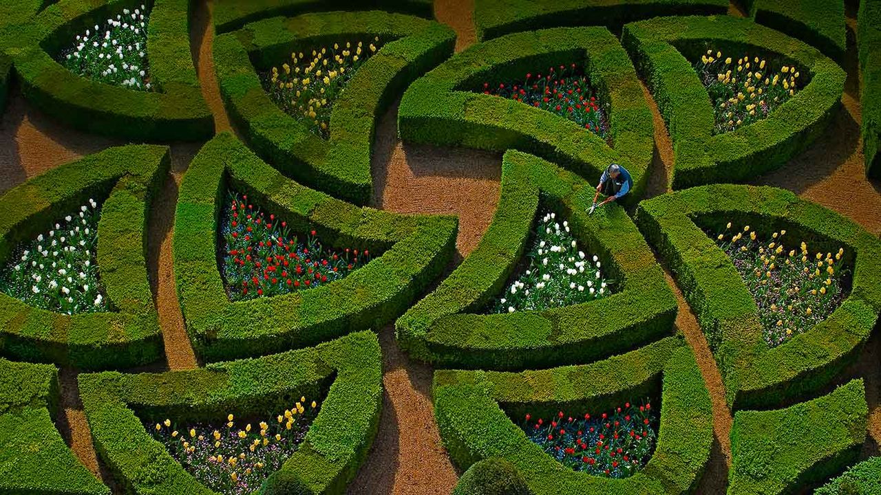 ｢ヴィランドリー城の庭園｣フランス, ロワール渓谷
