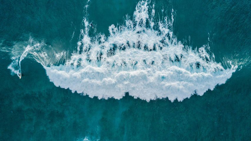 ｢波とサーファー｣スペイン, カナリア諸島 