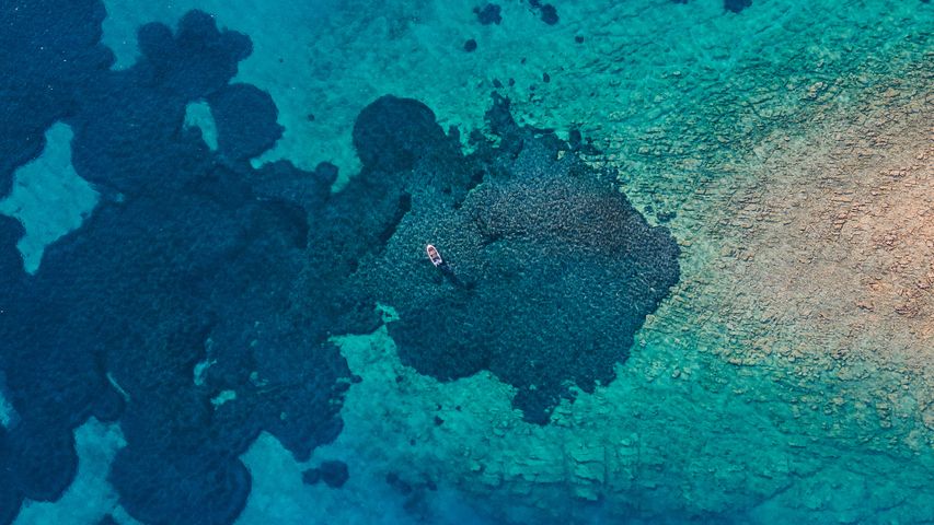 空か海か