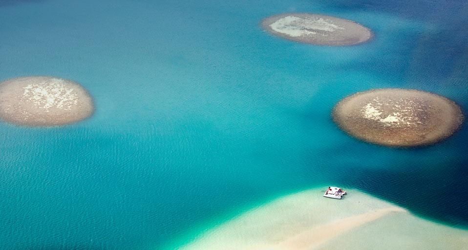 ｢オアフ島の砂州｣アメリカ, ハワイ