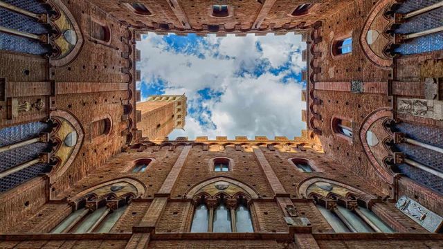 ｢プッブリコ宮殿｣イタリア, トスカーナ地方, シエナ