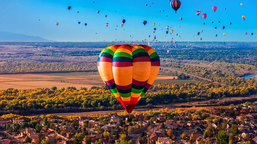 ｢アルバカーキ国際気球フェスティバル｣アメリカ, ニューメキシコ州