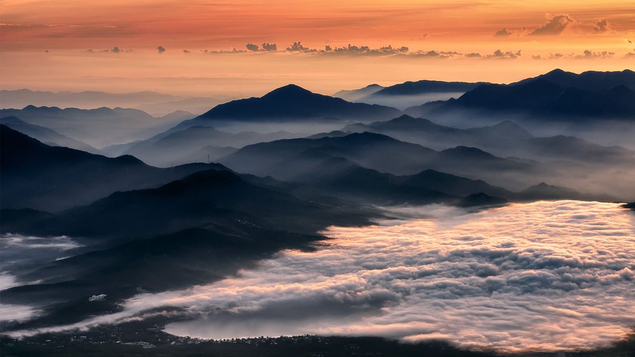 ｢夜明けの霧｣山梨, 山中湖