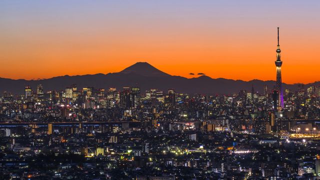 夕暮れの東京スカイツリー, 東京 ・ Bing日替わり壁紙 ・ 無料