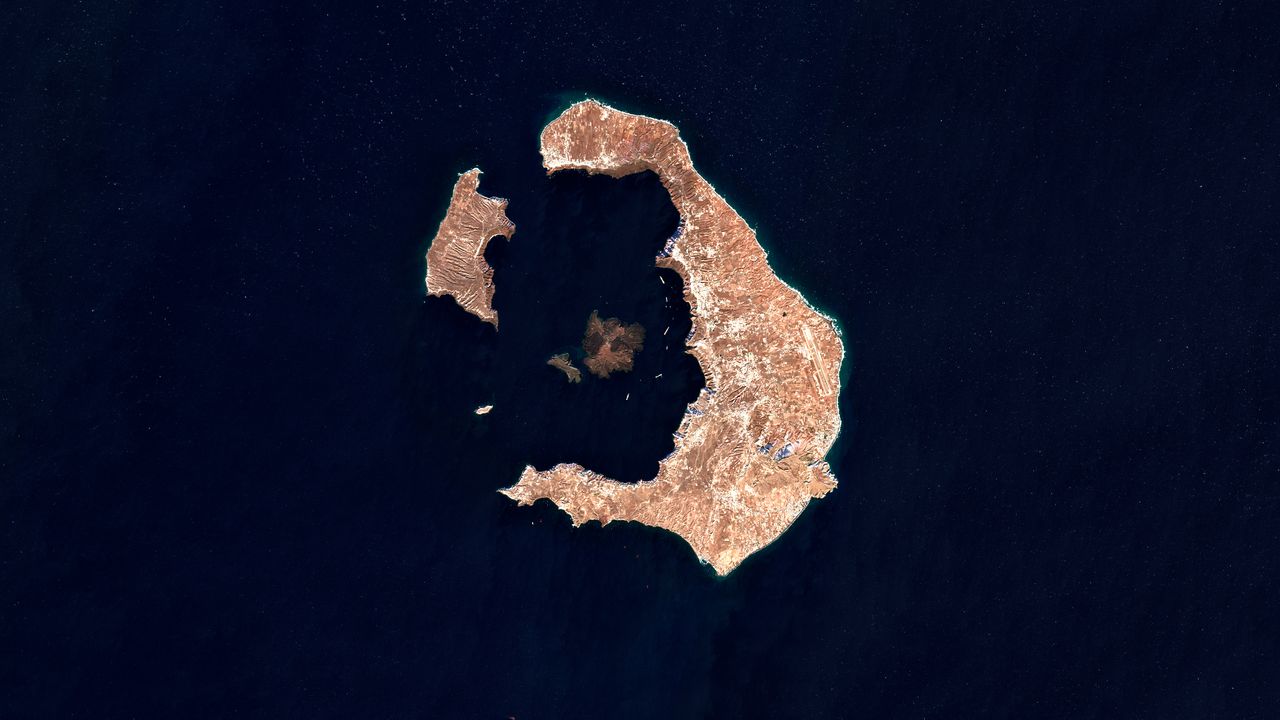 サントリーニ島カルデラ, ギリシャ