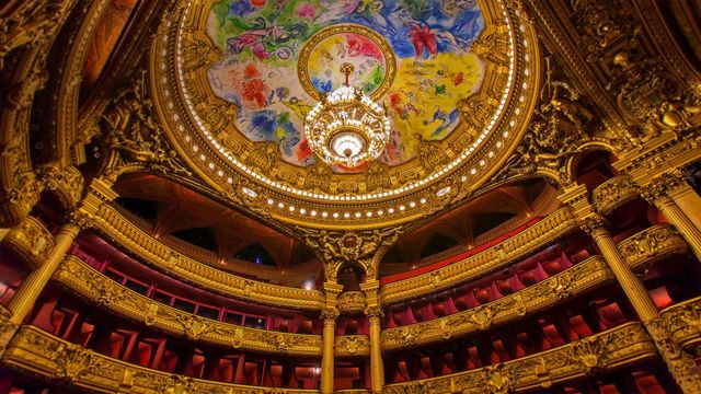「シャガールの天井画」フランス, パリ
