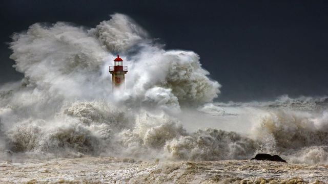 「フェルゲイラス灯台」ポルトガル, ポルト