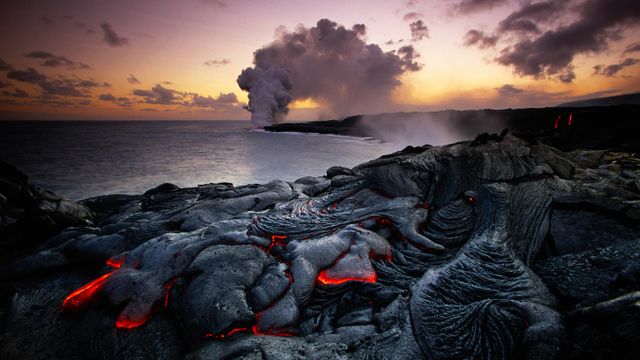 「キラウエアの噴火」ハワイ火山国立公園