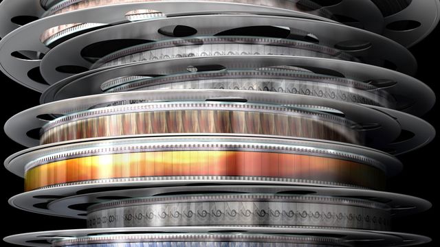 「映画フィルムのリール」