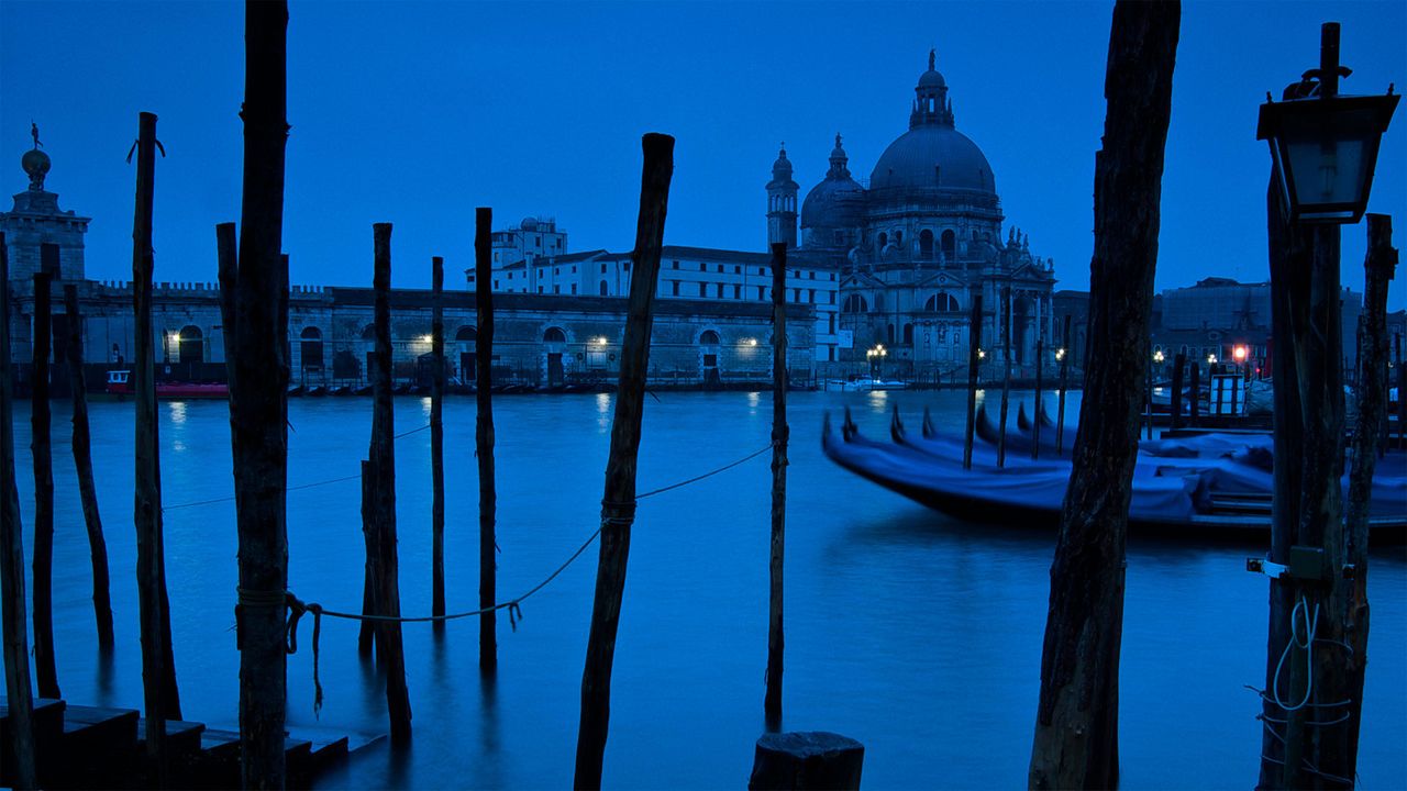 ｢カナル・グランデとサンタ・マリア・デッラ・サルーテ聖堂｣イタリア, ベネチア