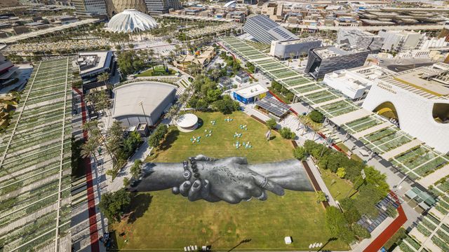 Saype による地上絵, アラブ首長国連邦