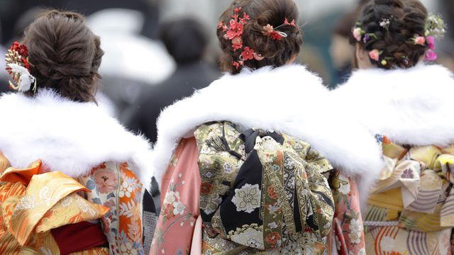「成人式の晴れ着」東京, 練馬区