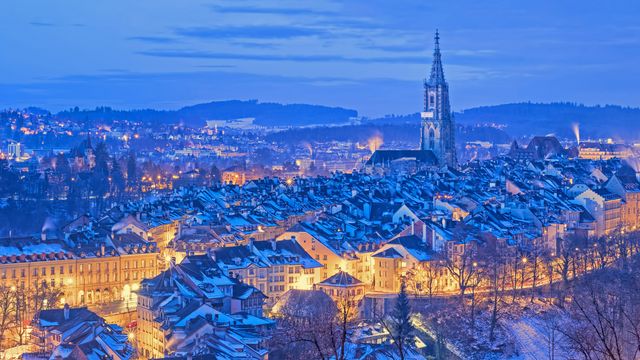 ベルンの夜景, スイス