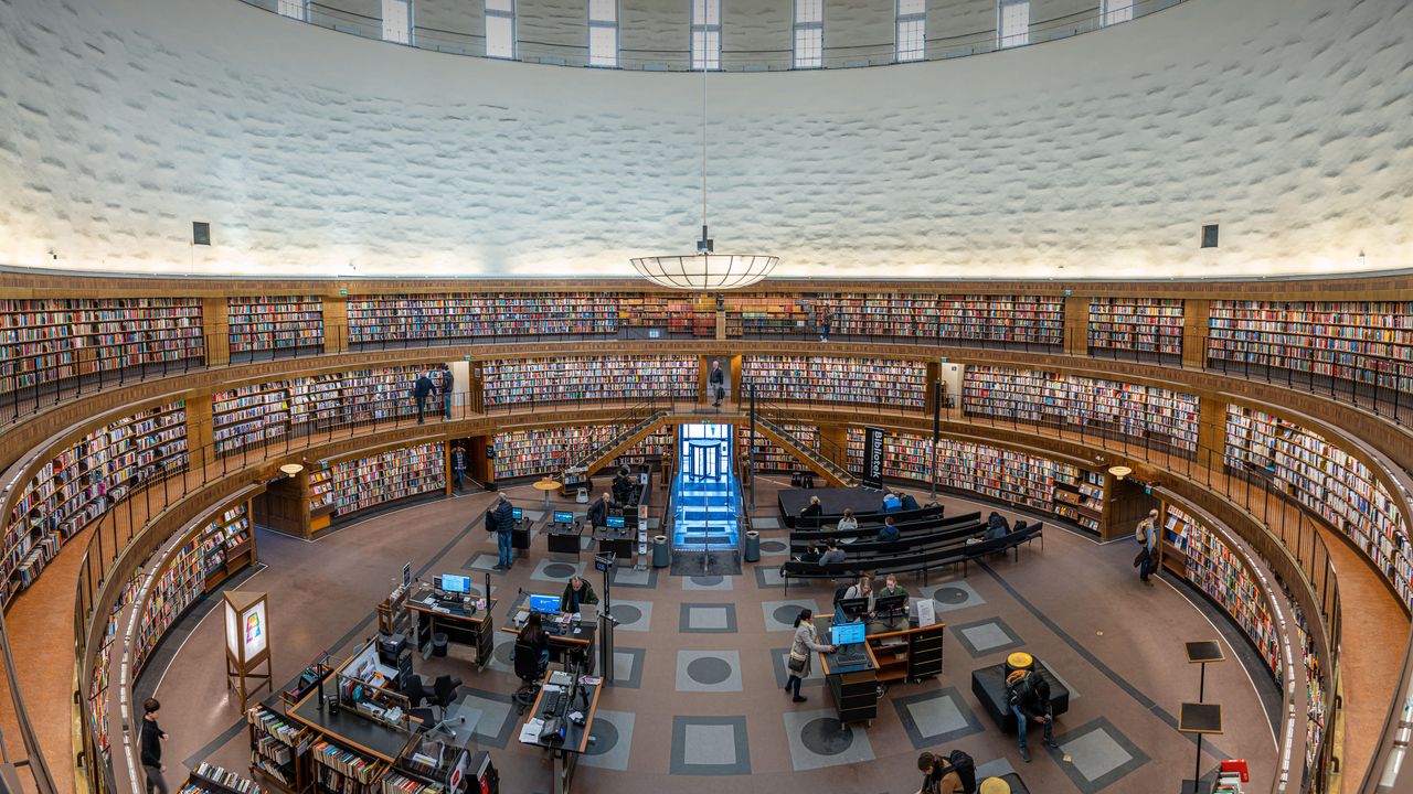 ストックホルム市立図書館, スウェーデン